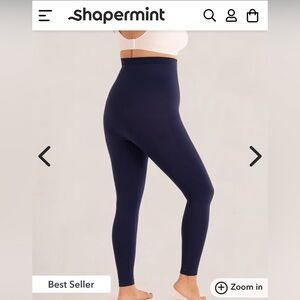 Shapermint Essentials High Waisted Shaping Leggings Navy 3X